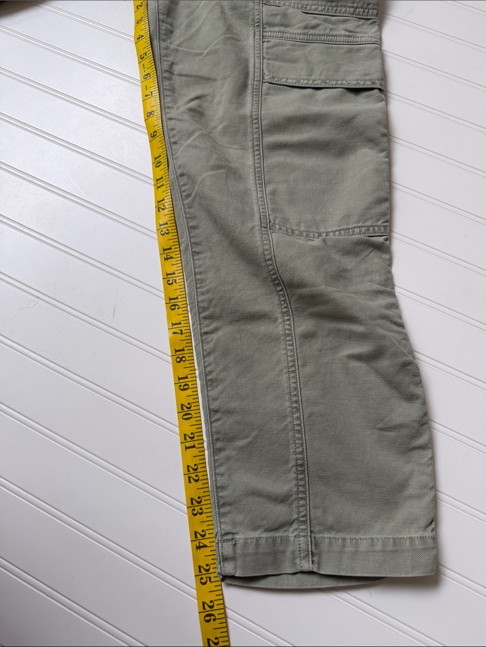 (139)Agolde Olive Utility Cargo Pants - Picture 7 of 7